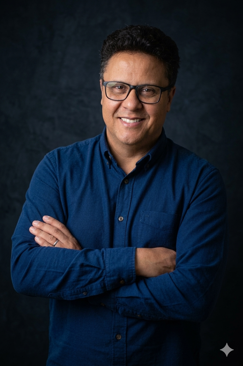 Retrato de PC Macedo, mentor empresarial de vendas
